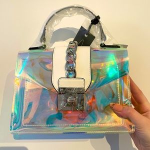 Aldo holographic handbag